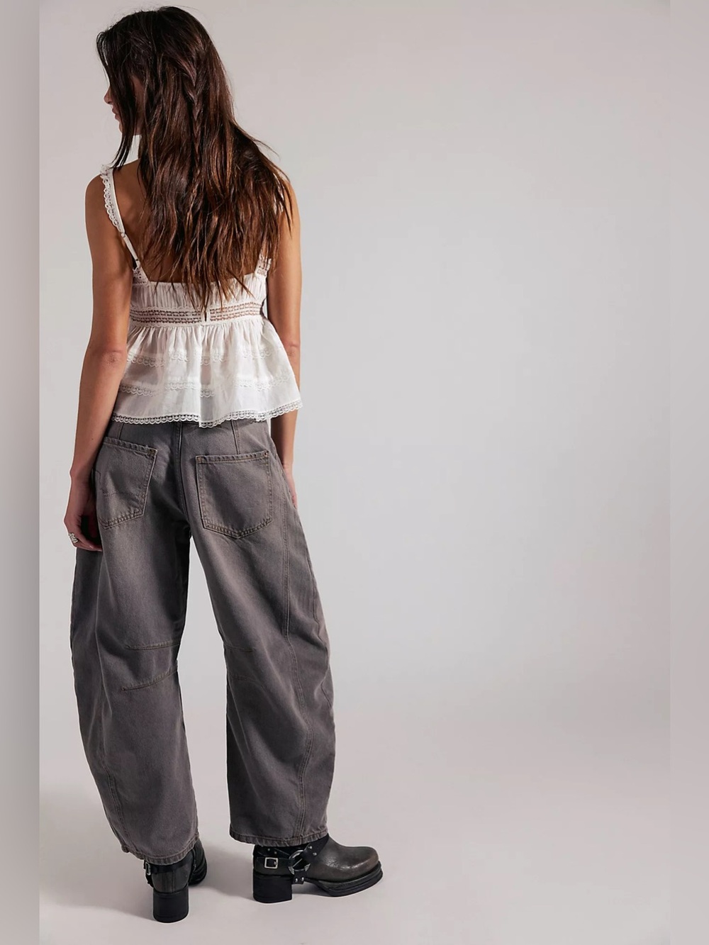 NWOT Free People Good Luck Barrel jeans - Picture 5 of 5